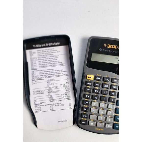 TI 30Xa Scientific Calculator, In working condition - Picture 4 of 8
